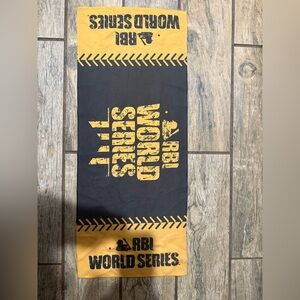 World Series Black and Yellow Towel